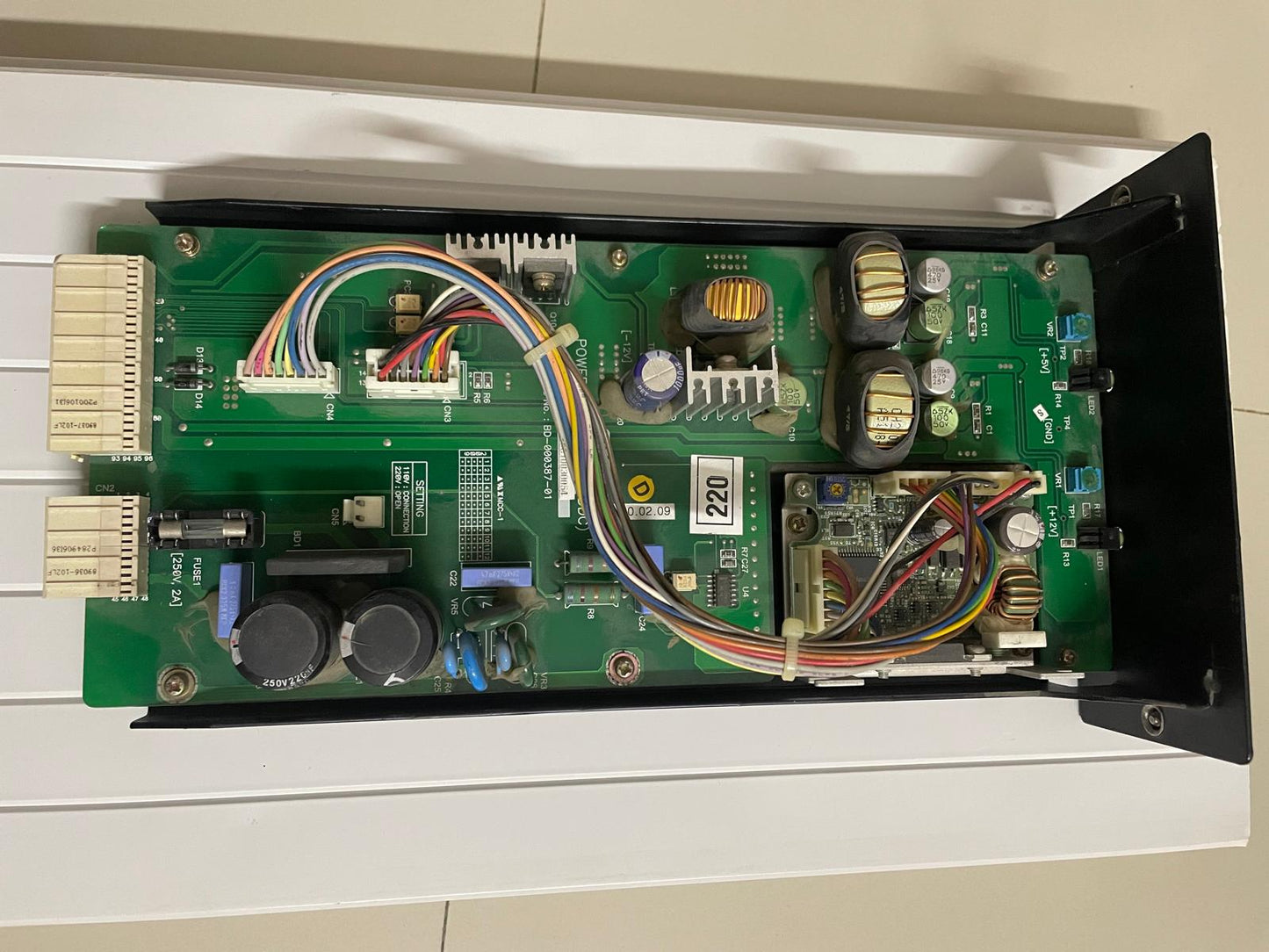 SWF 008 Sample Machine Main Supply Card