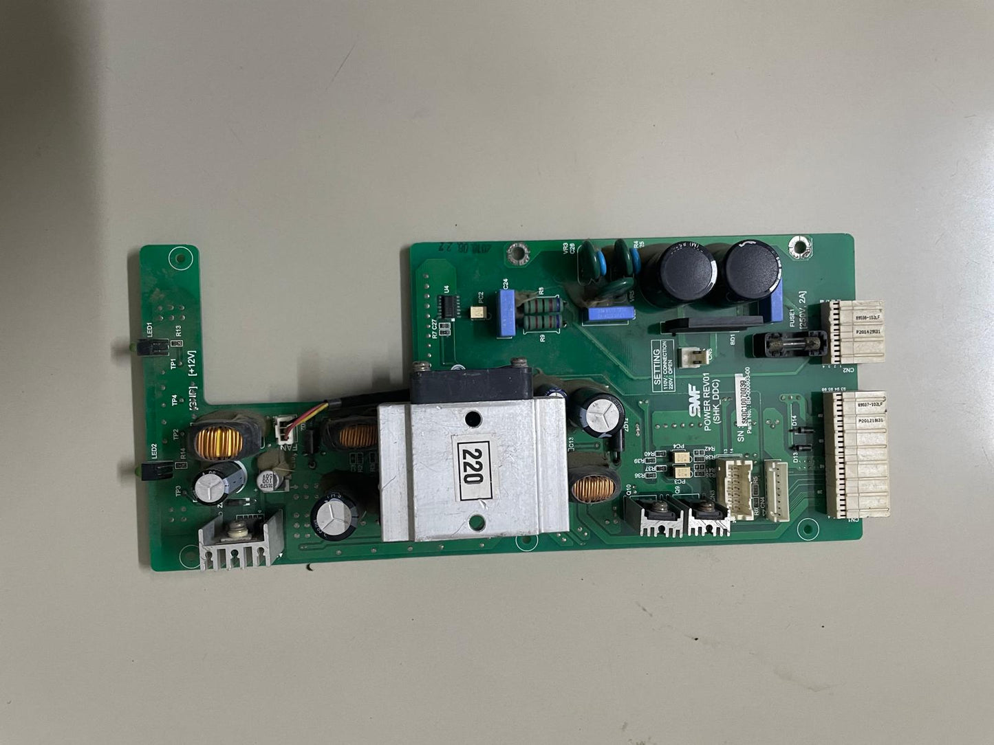 SWF 017 Sample Machine Supply Card