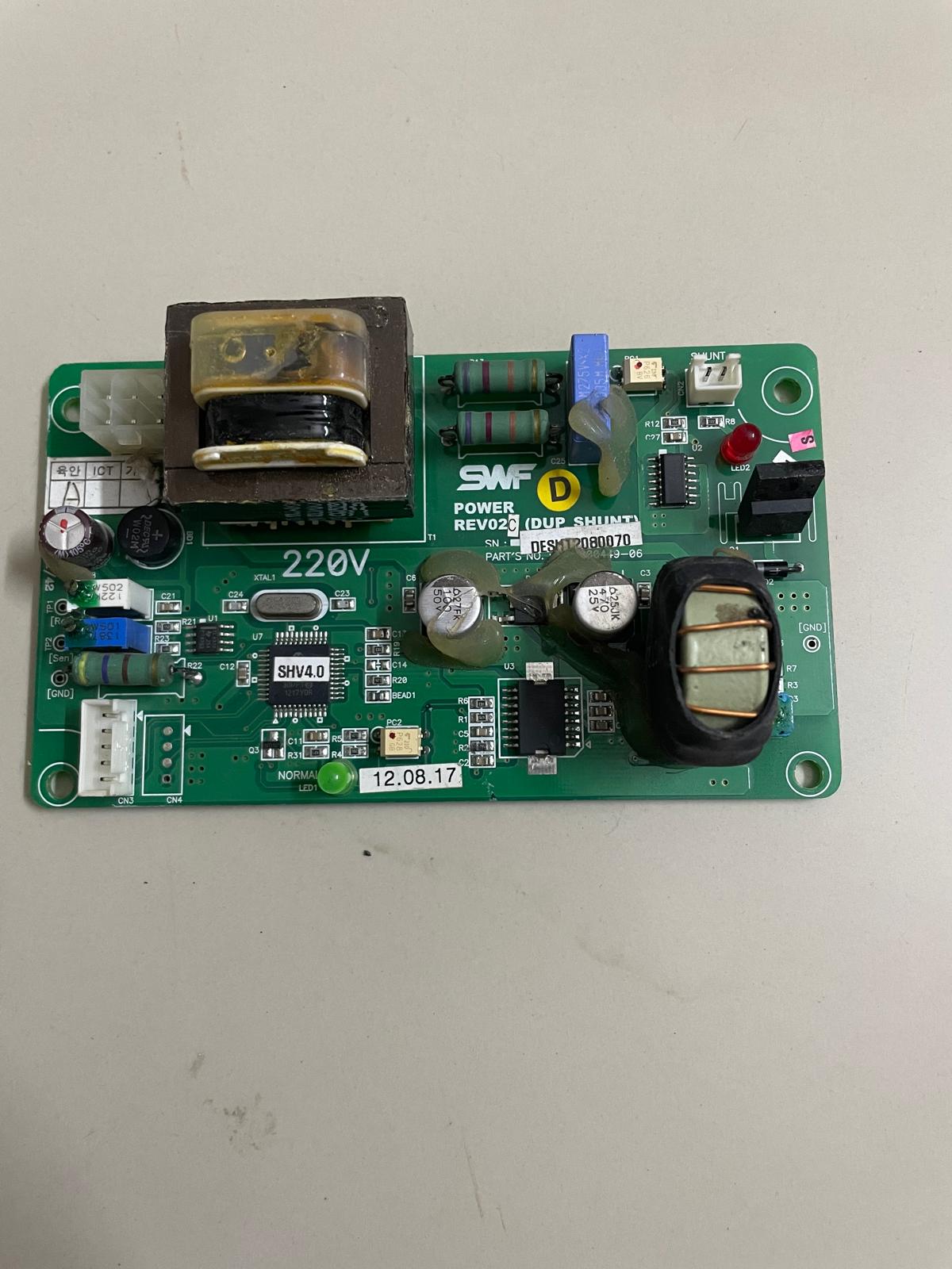 SWF 021 SA,SB & Sample Main Supply Card